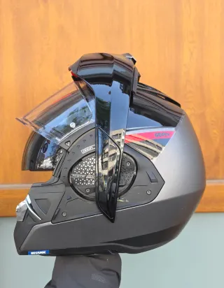 Casco Moto Shark Modular Negro