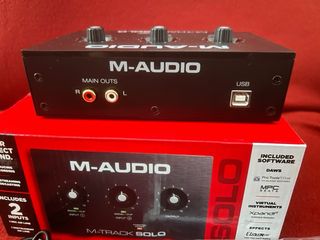M-Audio M-Track Solo- Interfaccia scheda Audio USB