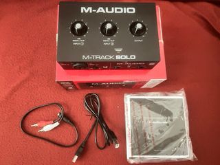 M-Audio M-Track Solo- Interfaccia scheda Audio USB