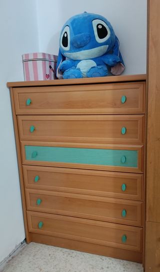 VENDO ARMARIO ROPERO + SINFONIER + MESITA DE NOCHE