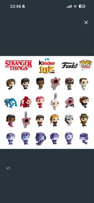 Kinder Joy Stranger Things Colección Completa