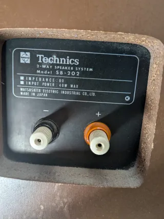 Technics SB-202 Altoparlanti 1976