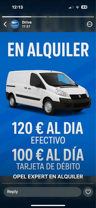 Alquiler de furgonetas sin reserva