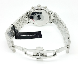 Reloj Emporio Armani AR0389 Hombre Negro/Plata