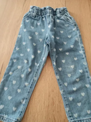 Lotto 3 jeans e pantaloni bimba 2 anni