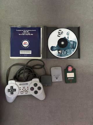 Consola PlayStation 1 (PS1) + FIFA 99 + mando