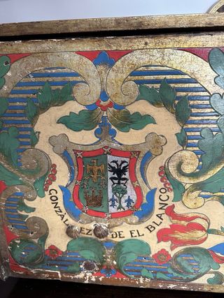 Bargueño pintado por Roberto González del Blanco