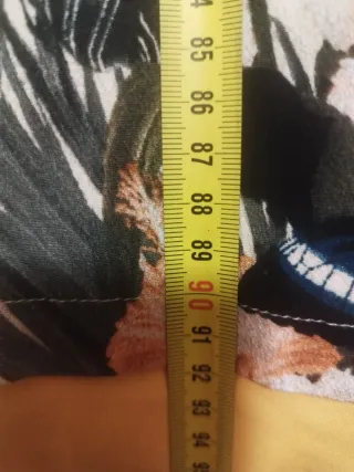 Vestido H&M Estampado Flores y Mariposas Talla 4XL