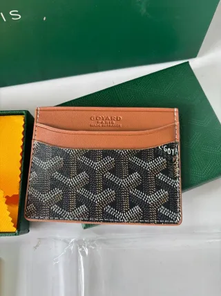 Tarjetero Goyard Paris Marrón