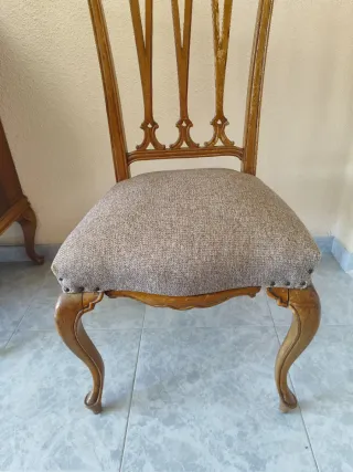 Mesa Comedor antigua Luis XV Extensible