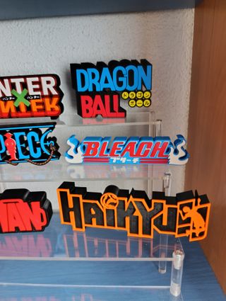 Letreros coleccion anime manga