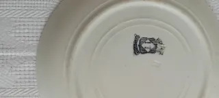 Plato de porcelana San Claudio