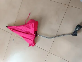 Sombrilla coche niña rosa