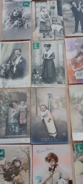 Lote 30 Cartoline Francesi Antiche