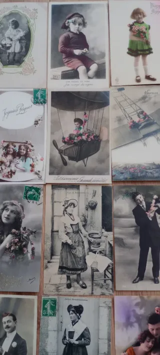 Lote 30 Cartoline Francesi Antiche