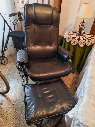 Sillón relax eléctrico con reposapiés