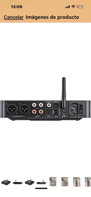 FiiO K13 R2R DAC y AMPLIFICADOR DE AURICULARES.