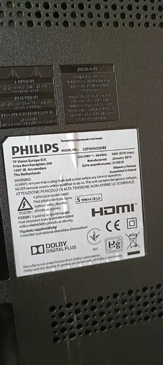 TV Philips 32PPH4309/88 32 HD