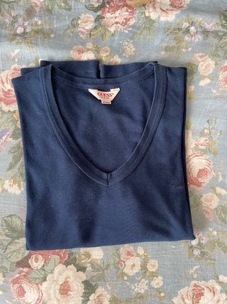 Guess Maglia Maniche Lunghe Vintage Blu