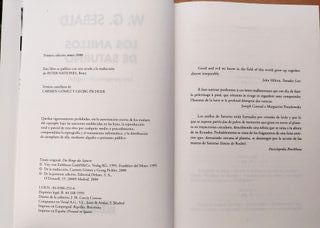 LOS ANILLOS DE SATURNO SEBALD