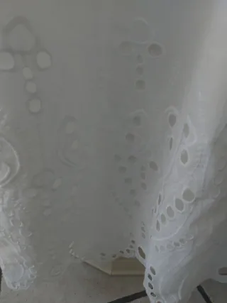 Vestito bianco corto donna pizzo