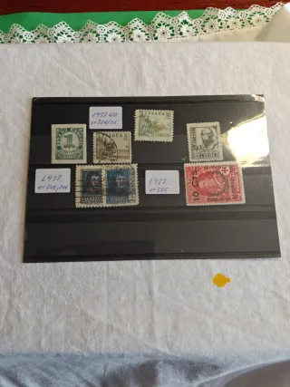 Sellos España 1927-1940