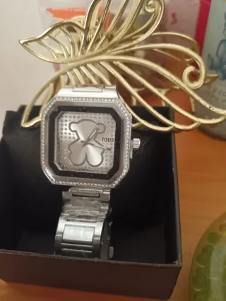 Reloj Tous Oso Dorado y Plateado