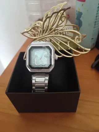 Reloj Tous Oso Dorado y Plateado