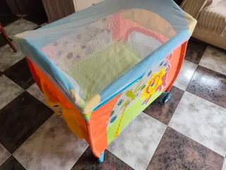 Parque cuna plegable viaje Olmitos para bebé