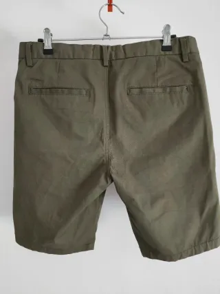 Bermuda slim fit River Island verde oliva