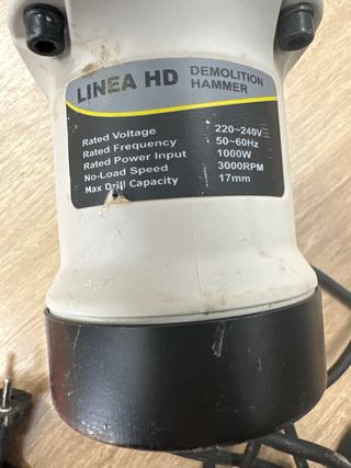 Martillo Demolición + Cinceles y Llave