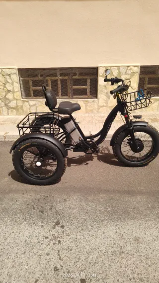 Triciclo Eléctrico Negro