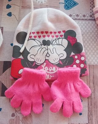 Conjuntos gorros-guantes bebé invierno 12-24 meses