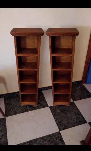 Estanterías rústicas de madera (2 unidades)