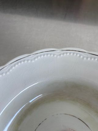 Plato Cartuja Picman Porcelana Diseño Clásico