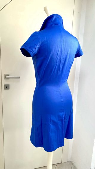 Abito sexy vintage con zip frontale