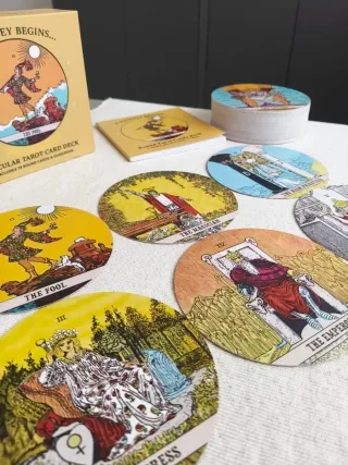 Tarot Waite Cartas Redondas Nuevo