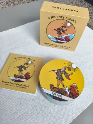 Tarot Waite Cartas Redondas Nuevo