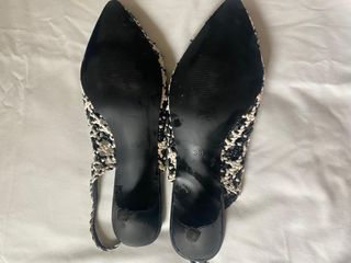 Zapatos Marypaz Talla 39 Negros y Blancos