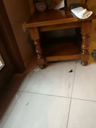 Taburetes Piel y Madera