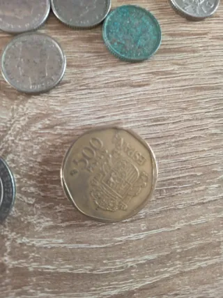 Lote de monedas viejas españolas