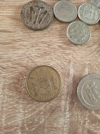 Lote de monedas viejas españolas