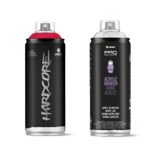 Spray Montana Rojo Vivo + Barniz Brillante Montana