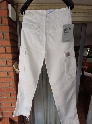 Carhartt Cargo Pantalones Blancos Talla XS