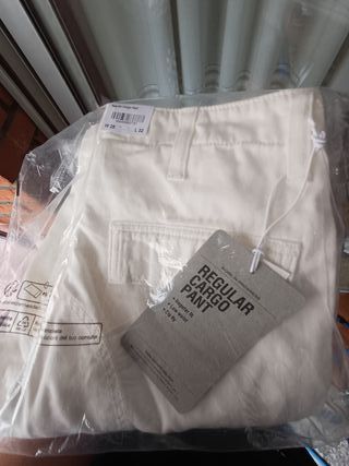 Carhartt Cargo Pantalones Blancos Talla XS