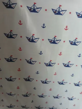 Vestido Verano Estampado Barcos Talla S