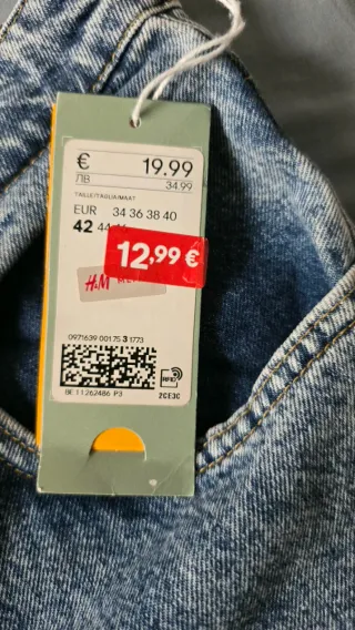 Bermuda H&M mujer azul