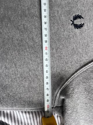 Sudadera Fred Perry Gris Talla S