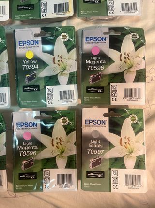 Cartuchos Epson T0591, T0592, T0594, T0596, T0597