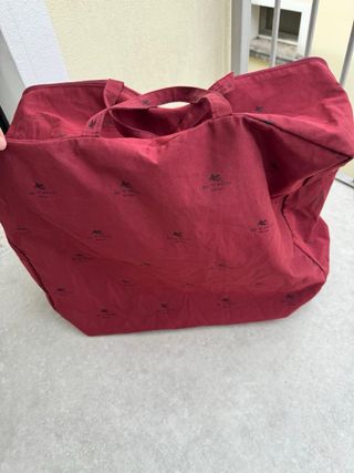 Borsone da viaggio Etro rosso